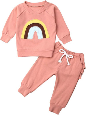 Newborn Baby Girls Clothes Cotton Suit Cute Baby Kid Infant Toddler Play Wear Ra