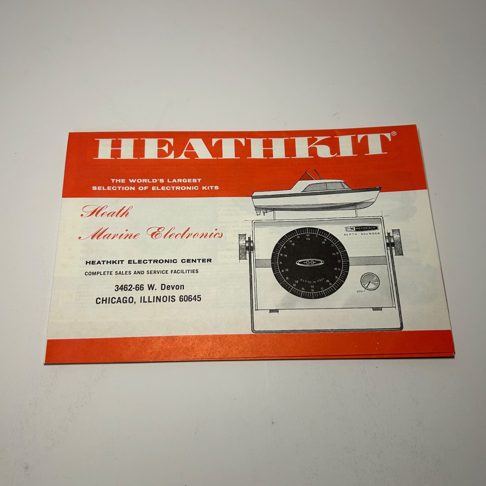 Vintage Heathkit Marine Electronics Sales Catalog Brochure Ad 1966 Original