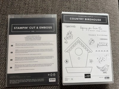 Stampin  Up! Land Vogelhaus Stempel und Stanzen Set Konvolut