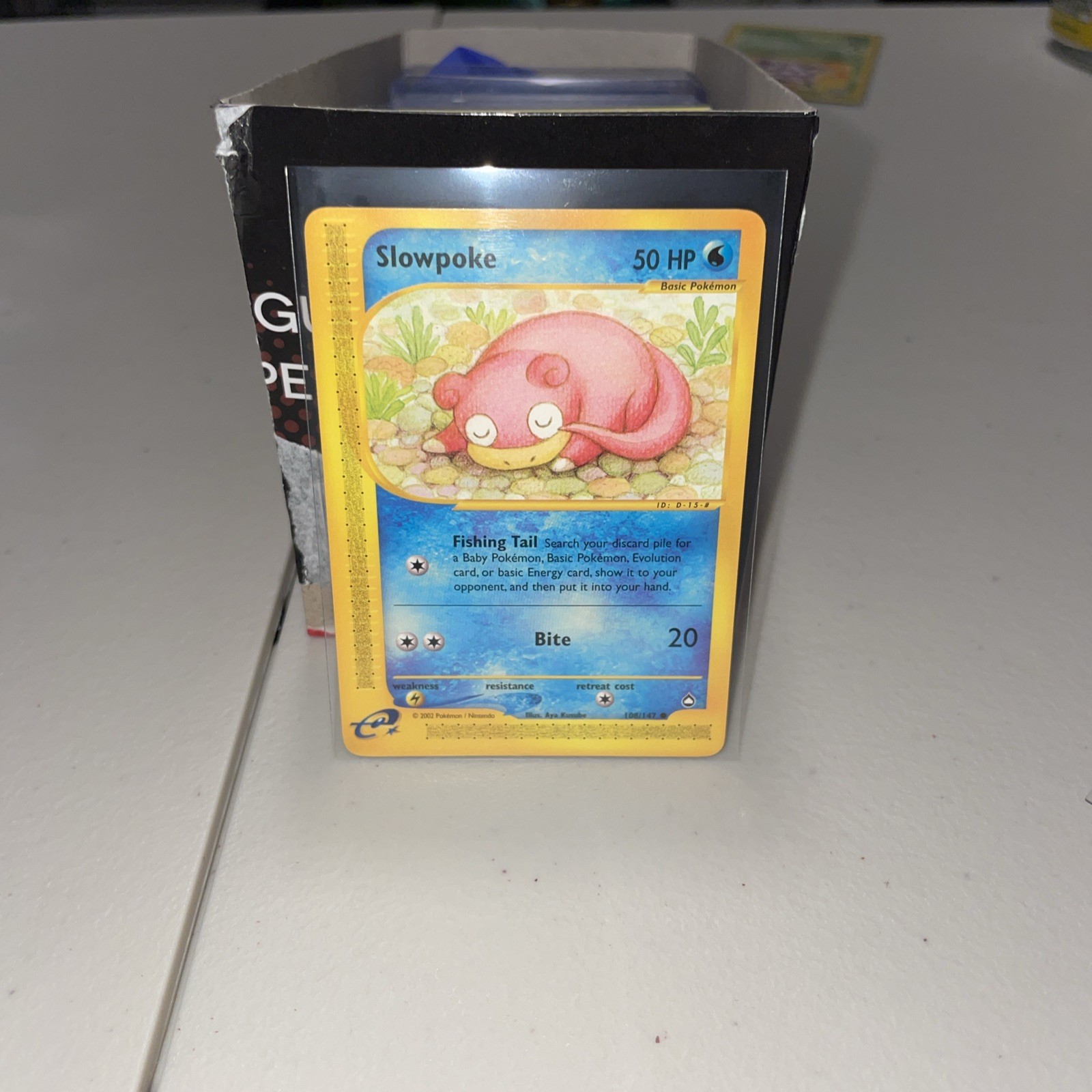 Pokémon Slowpoke Aquapolis Regular Card 108/147 Near Mint Common E Series 2003