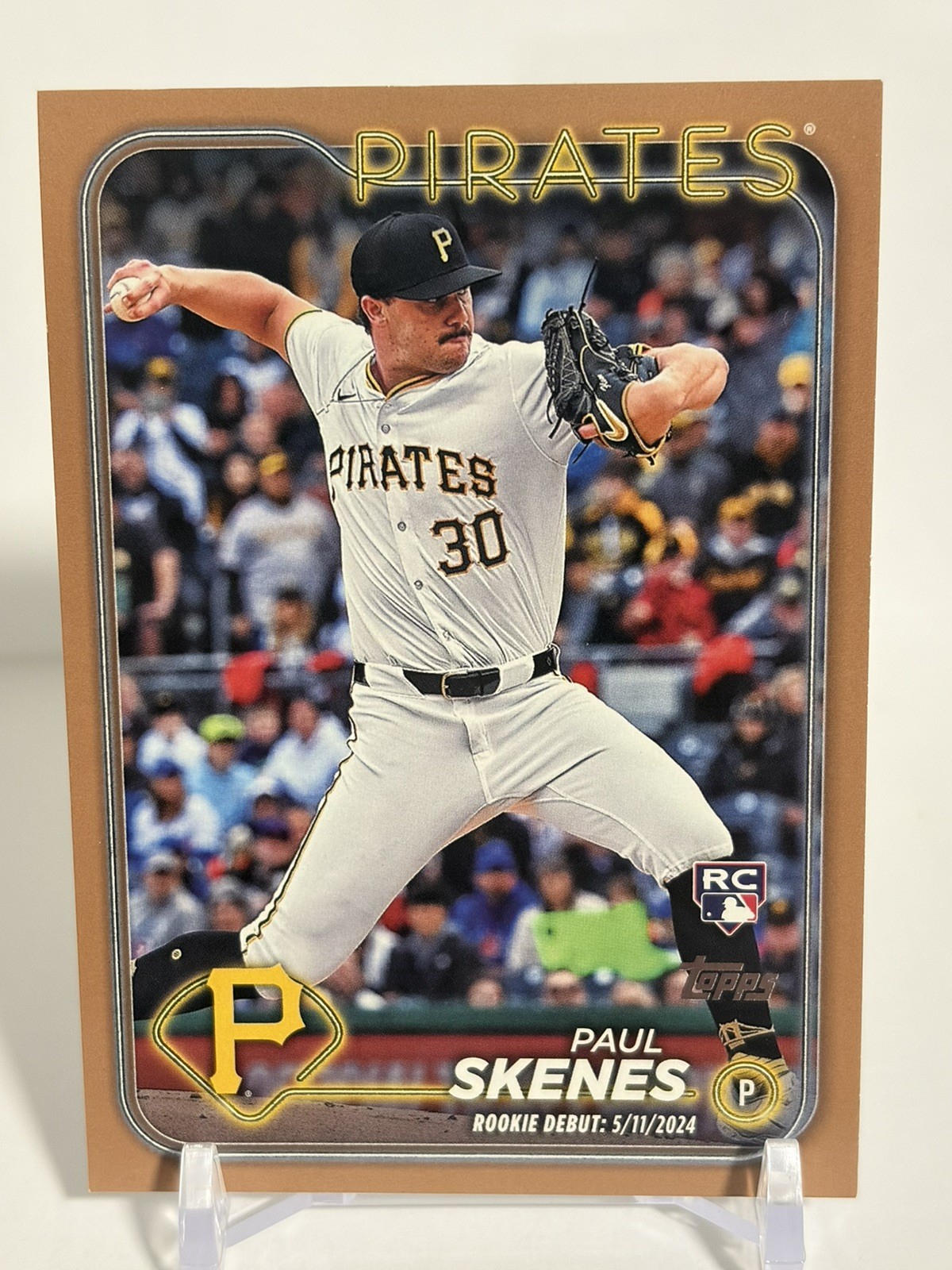 2024 Topps Update Series - Rookie Debut Gold #US288 Paul Skenes /2024 (RC)