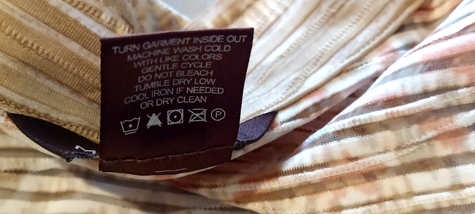 Multiples Abstract Print Button Mandarin Collar L… - image 10