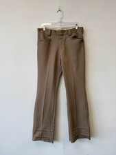 Vintage Levis Panatela Pants Mens 32x31 Brown Knit Dress Slacks 70s Trousers
