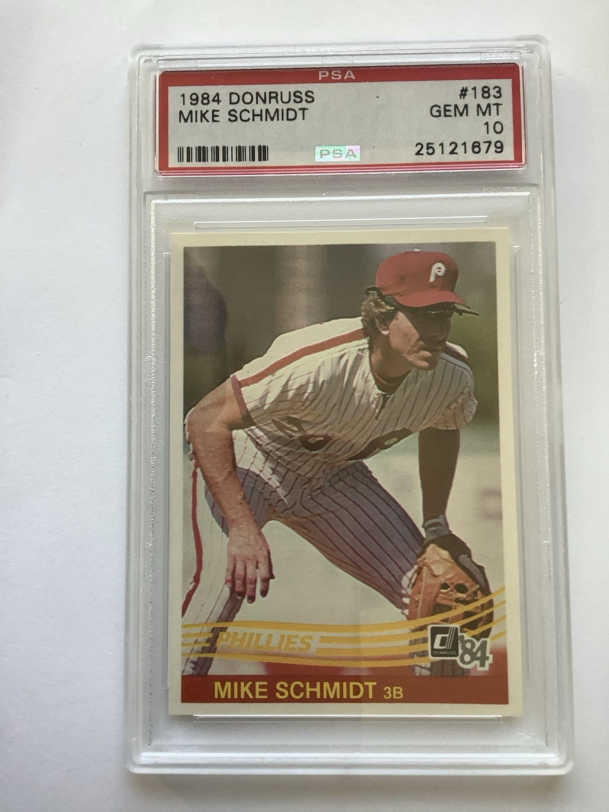 1984 Donruss - Mike Schmidt #183 - PSA 10