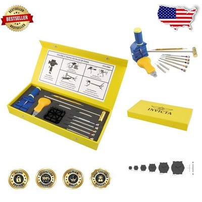 Watch Repair Tool Kit Professional Yellow Modern Tabletop Stand