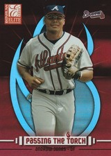 2003 Donruss Elite Passing the Torch #PT-4 Andruw Jones/1000