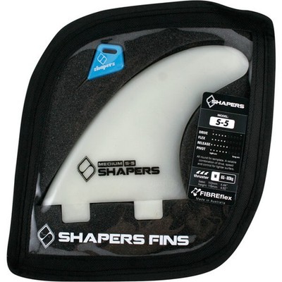 Shapers Fins  Fibre Flex S5 FCS Fin System
