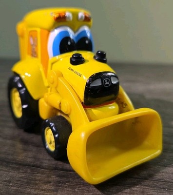 John Deere ERTL Kids Johnny Yellow Farm Tractor Toy Loader Diecast Heavy Duty