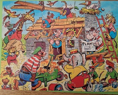 Vintage Waddingtons Ponda Sperrholz Stichsäge