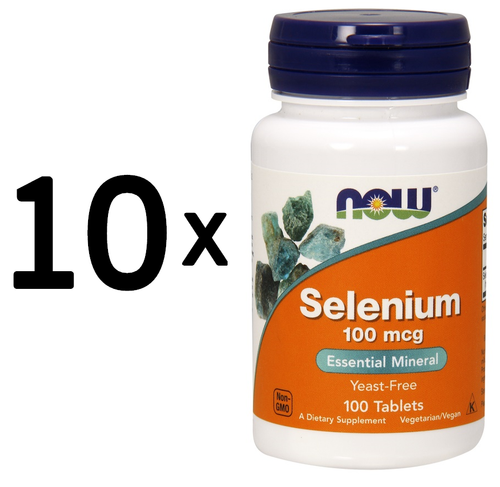 Complément Alimentaire Sélénium 100mcg - Now Foods - 100 Comprimés - Neuf