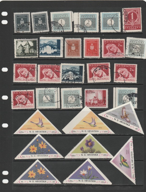 stamps   Croatia 3
