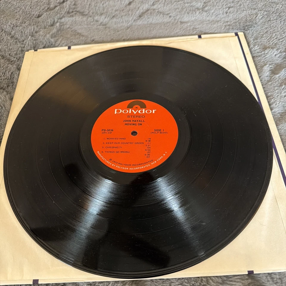 JOHN MAYALL: moving on POLYDOR 12" LP 33 RPM - Image 4 of 4