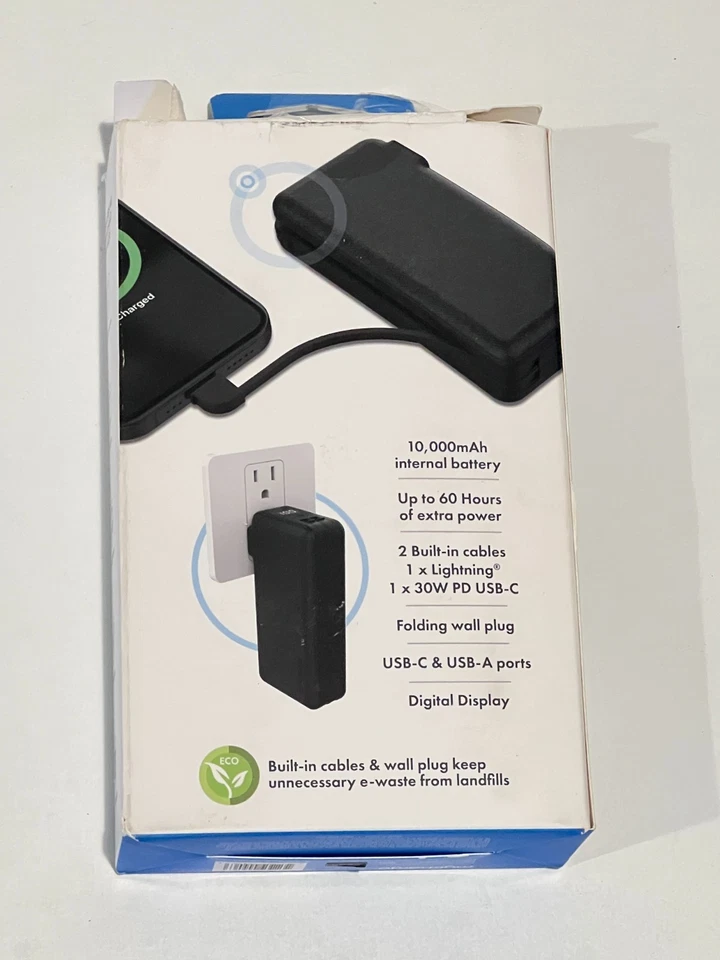 Banco de alimentación cargador portátil todo en uno myCharge PowerHub+ 10000 mAh Foto 2 de 2