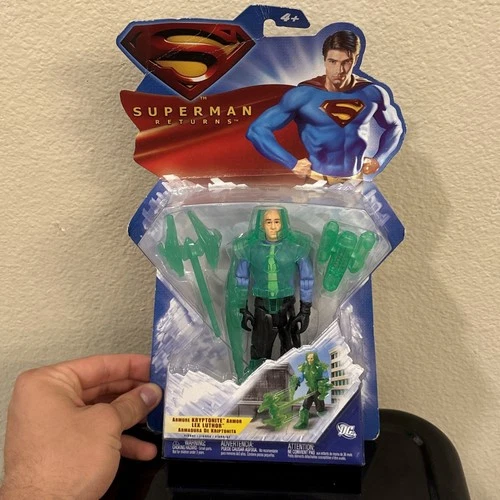 Rare Mattel DC Superman Returns KRYPTONITE ARMOR LEX LUTHOR Figure Toy vintage