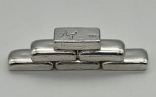 1 oz Hand Poured 999 Silver Bullion Bar by Anthony Thomas Fine Metals & Gems 95.00 per troy oz