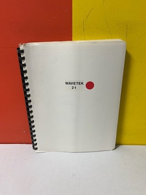 WAVETEK 1300-00-1111 21 Function Generator Operation and Maintenance Manual