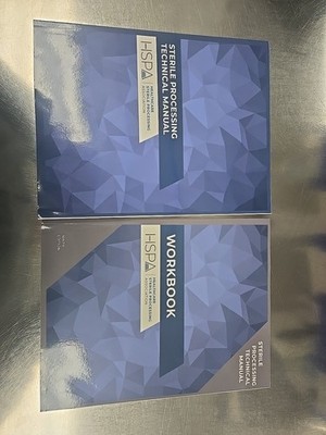 HSPA Sterile Processing Technical Manual and Workbook Ninth Edition Paperback