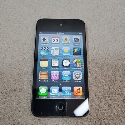 Apple iPod Touch 4th Gen 8GB Black Factory Reset Device Only