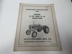 Allis Chalmers D-10 & D-12 Farm Tractor Manual