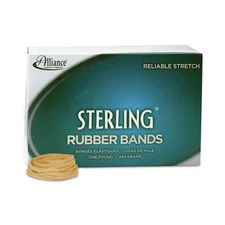 Alliance 24315 1 lb Box Size 31 0.03" Gauge Sterling Rubber Bands (1-BX) New