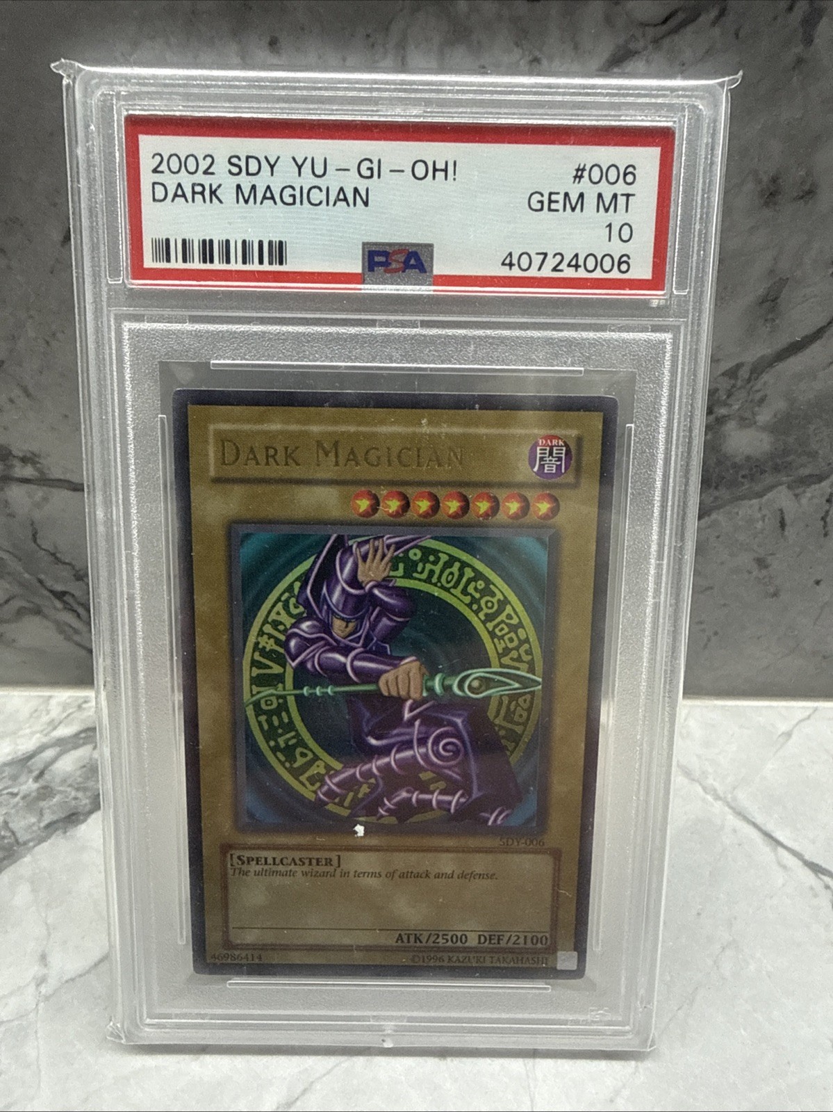 Dark Magician SDY-006 Ultra Rare Unlimited Yugioh PSA 10 *627