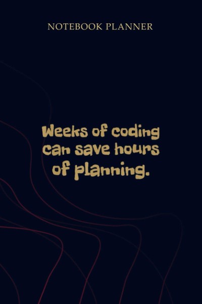 Notebook Planner: Funny Coding Software Development 114 Pages 6X9-image