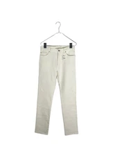 Zegna Men’s Regular Fit White Denim Jeans Size 32 NWT $750 Cotton Stretch