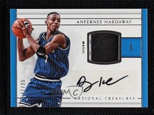 2016 National Treasures Material Signatures 27/35 Anfernee Hardaway #18 Auto 3z3