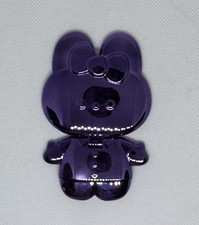 Metallic Purple Cute Bunny Stick-on Phone Mirror and Phone Stand NEW