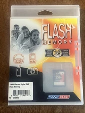 Dane Elec 256MB SD DVD Flash Memory Card Factory Sealed