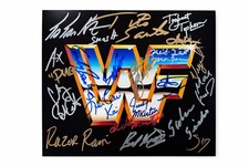 WWF Multi-Signed 8x10 Photo | Razor Ramon Sid Demolition Beefcake +20 Autos
