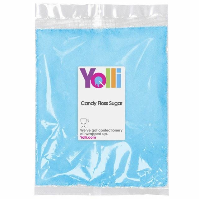 Blue Candy Floss Sugar 1000g Cherry Flavour