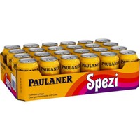 24 Dosen A 0,33L Paulaner Spezi Cola Orange Mix Orginal Inc Einweg-Pfand