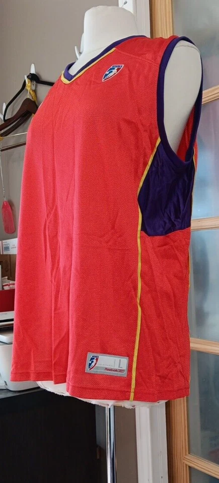 Camiseta deportiva de baloncesto vintage Reebok WNBA Phoenix Mercury en blanco talla L para hombre y mujer XL Foto 3 de 4