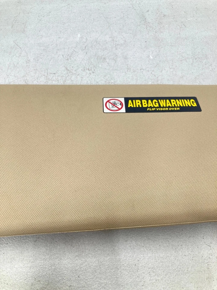 06-08 Acura TSX Passenger Right Front Side Sunvisor Sun Visor OEM Beige - Image 4 of 4