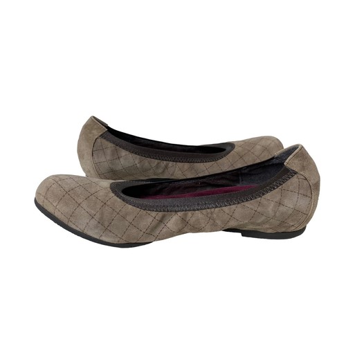 Munro American Slip On Ballet Flats Loafers Shoes Size 7.5 Brown Suede - Picture 4 of 12