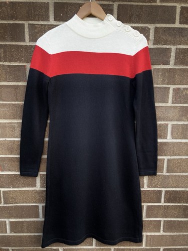 Talbots Women’s Sweater Dress Size XS Black - Picture 2 of 24