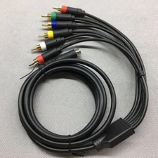 RGB/RCA Cable For Sega Saturn For Sony PVM BVM NEC UPSCALER BNCNOT Compent Cable