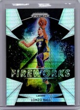 2018-19 Panini Prizm #7 Lonzo Ball Fireworks Hyper