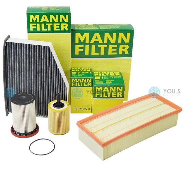 Mann Inspektionssatz Filterset Komplett FüR Vw Passat (3C_) 2.0 Tdi 140 / 170 Ps-image