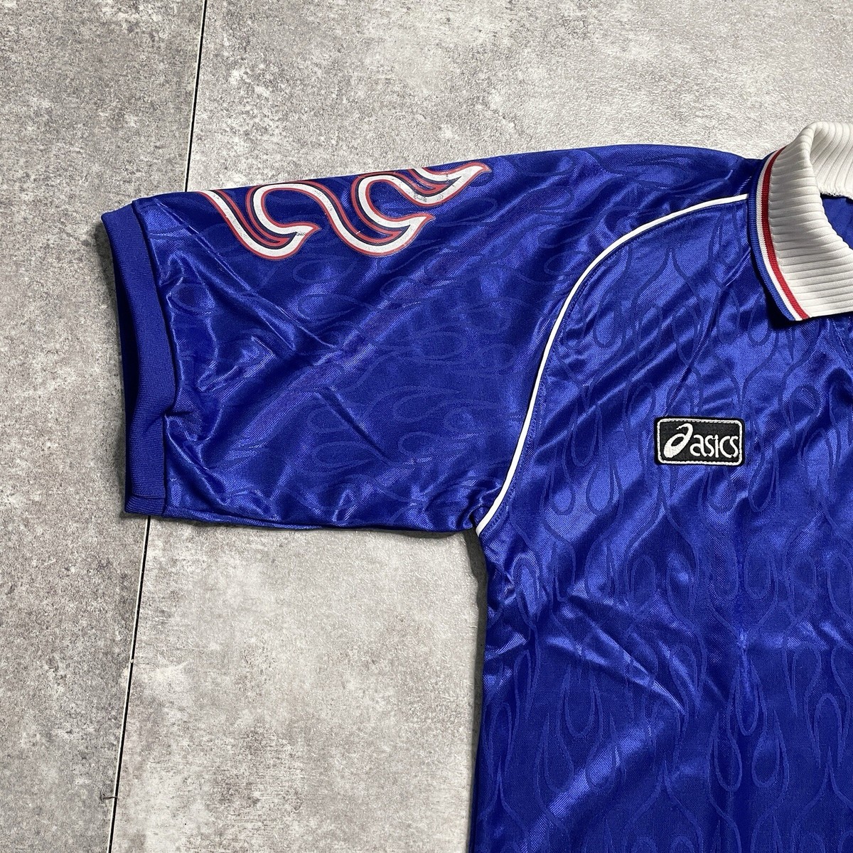 1998 Japan asics Home jersey France World Cup Made In 1998 Japan asics Home jersey France World Cup Made In