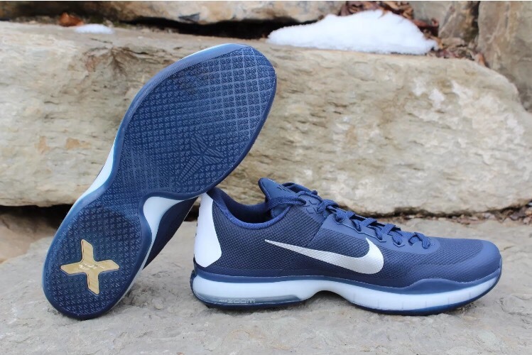 NIKE KOBE 10 X TB Georgetown sz 17 Midnight Navy Silver  display picture 2
