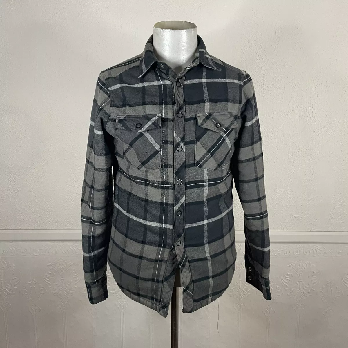 Mens insulated flannel shirt jacket new arrivals