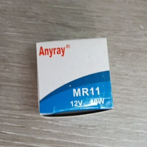 Anyray A1868Y 10-Pack MR11 12V 10W Precision Reflector Fiber Optic Light Bulb - Image 3 of 4