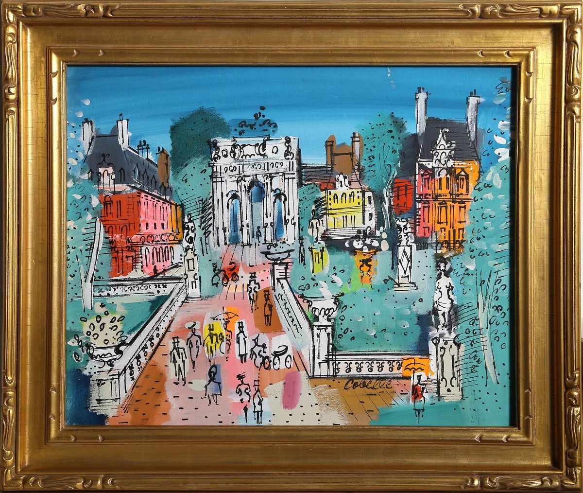 リトグラフ　Charles Cobelle  “Casino Paris\" Casino Paris by Charles Cobelle Limited Edition Signed and