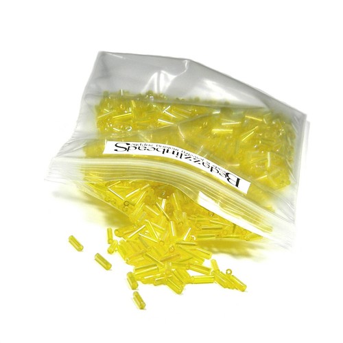 Lote de 500 cuentas de semillas de tubo corneta de vidrio de 6 mm de largo de 1/4 de pulgada de árbol Ming económicas - Imagen 7 de 30