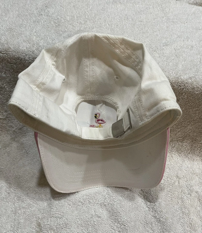Gorra de béisbol Daytona Beach blanca/rosa para mujer Foto 3 de 4