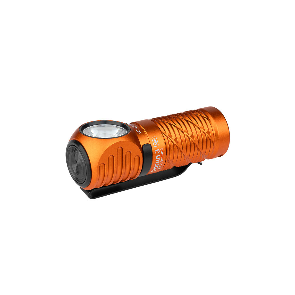 オーライト　olight Perun 3 Mini premium オレンジ Olight Perun 3 Mini Orange Premium CW Headlamp/Flashlight, Red