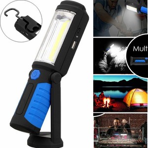rechargeable torch mechanic cob magnetic garage lamp led light