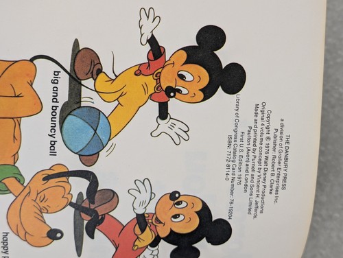 4 Walt Disney Words That Do, Name ,Tell You about Things & Opposites 1ST EDITION - Picture 10 of 13